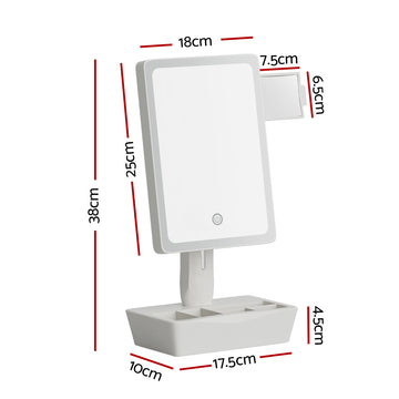 Embellir Vanity Makeup Mirror With Lights 10X Magnifying Mirrors Cosmetic - 0