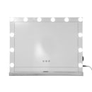 Embellir Hollywood Makeup Mirror With Light 12 LED Bulbs Vanity Lighted Silver 58cm x 46cm-3