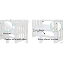 Gardeon Outdoor Garden Bench Loveseat Wooden Table Chairs Patio Furniture White-4