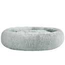 i.Pet Pet Bed Dog Cat 110cm Calming Extra Large Soft Plush Light Grey-1