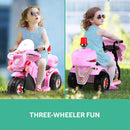 Rigo Kids Ride On Motorbike Motorcycle Car Pink-3