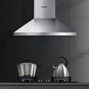 Devanti 600mm Range Hood 60cm Rangehood Stainless Steel-7