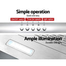 Devanti 600mm Range Hood 60cm Rangehood Stainless Steel-5