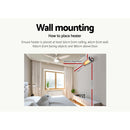 Devanti Electric Strip Heater Radiant Heaters 2000W-6