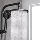 Cefito 9'' Rain Shower Head Set Handheld Round High Pressure Black-8