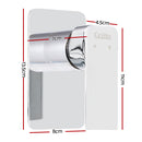 Cefito Shower Mixer Tap Wall Bath Taps Brass Hot Cold Basin Bathroom Chrome-2