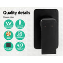 Cefito 8'' Rain Shower Head Set Handheld Square High Pressure Mixer Tap Black-7