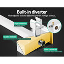 Cefito 8'' Rain Shower Head Set Handheld Square High Pressure wins Tap�Chrome-6