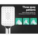 Cefito 10'' Rain Shower Head Set Handheld Square High Pressure Chrome-7