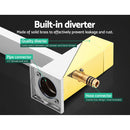 Cefito 10'' Rain Shower Head Set Handheld Square High Pressure Mixer Tap Chrome-6