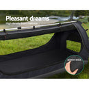 Weisshorn Double Swag Camping Swags Canvas Free Standing Dome Tent Dark Grey 4CM-6