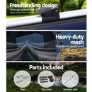 Weisshorn King Single Swag Camping Swags Canvas Free Standing Dome Tent Blue-6