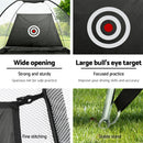 Everfit 3M Golf Practice Net And Training Mat Set Driving Target Black-6