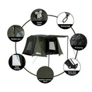 Weisshorn Camping Tent Instant Up 2-3 Person Tents Outdoor Hiking Shelter-6