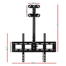 Artiss TV Wall Mount Bracket for 32"-75" LED LCD TVs Full Motion Ceiling Mounted-2