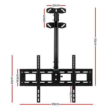 Artiss TV Wall Mount Bracket for 32"-75" LED LCD TVs Full Motion Ceiling Mounted - 0