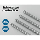 Towel Rail Rack Holder 4 Bars Wall Mounted Stainless Steel Swivel Hanging Hook-4