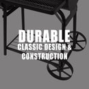 Havana Outdoors Charcoal 2-IN-1 BBQ Smoker Grill Barbecue Outdoor Cooking-3