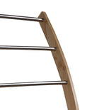 CARLA HOME Bamboo Towel Bar Metal Holder Rack 3-Tier Freestanding and Bottom shelf for Bathroom-2