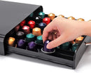 CARLA HOME Coffee Pods Holder Storage Drawer Compatible with 60 Nespresso Pods for Kitchen Storage & Organisation (Black)-3