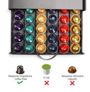 CARLA HOME Coffee Pods Holder Storage Drawer Compatible with 60 Nespresso Pods for Kitchen Storage & Organisation (Black)-6