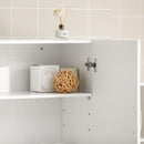 Wall Cabinets Storage, White-5