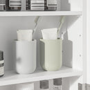 Mirror Cabinet Wall Cupboard, White-9