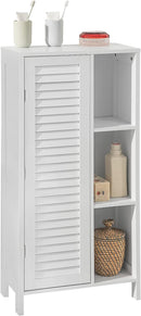 Bathroom Storage Cabinet 3 Shelves 1 Door-1