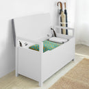 Storage Bench Lift Up Top Padded Seat Toy Box-4