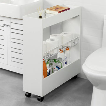 Bathroom Toilet Paper Holder Shelf - 0