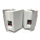 New Audioline Indoor Outdoor Speaker Pair 3-Way 4\" Bookshelf Wall / Ceiling Mount-3