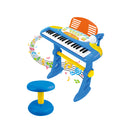 Children's Electronic Keyboard with Stand (Blue) Musical Instrument Toy-2