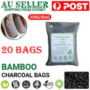 20PCS Air Purifying Bags Activated Bamboo Charcoal Freshener for Car Home Shoes 200g-1