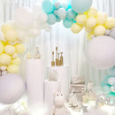 3PCS Display Stand Round Cylinder Pedestal w/ Balloon Set + LED Strip Wedding AU-3