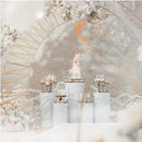 5PCS Round Plinth Cylinder Display Stand Pedestal Wedding Party Shop Display AU-4