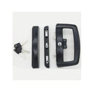 inside and outside key Sliding Patio Door Alloy Lock Set With 3 Keys Pull Handle Entrance Glass Door-6