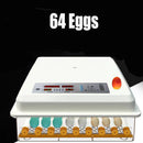 64 Egg Incubator Fully Automatic Digital Thermostat Chicken Eggs Poultry-1