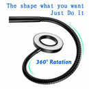 LED Selfie Ring Light with Cell Phone Holder Flexible Stand Live Stream Lamp AU-3