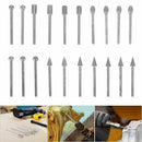 20pcs Diamond Grinding Heads Mini Drill Burrs Bit Set 3mm Shank for Rotary Tool-1