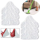 5PCS Stick On White Washable Cleaning Pads Microfiber For X5 Steam Mop H20 H2O-5