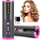 Hair Curler LCD Ceramic Cordless Auto Rotating Wireless Waver Curling Iron Salon-1