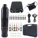 36PC Tattoo Kit Motor Pen Machine Gun Color Inks Power Supply Tattoo Needles Set Black-1