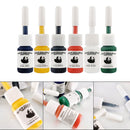 36PC Tattoo Kit Motor Pen Machine Gun Color Inks Power Supply Tattoo Needles Set Black-5