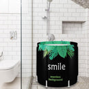 65x70cm Portable Foldable Bathtub PVC Water Tub Place Room Spa Bath Bucket Adult Folding-3