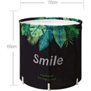 65x70cm Portable Foldable Bathtub PVC Water Tub Place Room Spa Bath Bucket Adult Folding-5