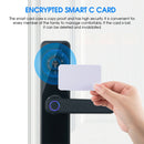 Tuya Home WIFI Smart Door Lock Biometric Fingerprint Smart Card Password Key USB-6