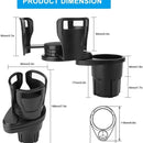 Adjustable 2in1 Car Seat Cup Holder Bottle Drink Coffee Storage Water Bottle AU-5
