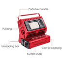 Portable Butane Gas Heater Camping Camp Tent Outdoor Hiking Camper Survival Red-6