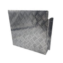 2mm Aluminium Alloy Plate Caravan Diesel Tank Cover for 10L/15L Fuel Tank Silver-10