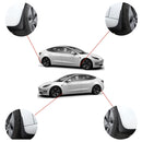4Pcs Mud Flaps For Tesla Model Y Splash Guards Fender Front Rear TPE Mudguard-6